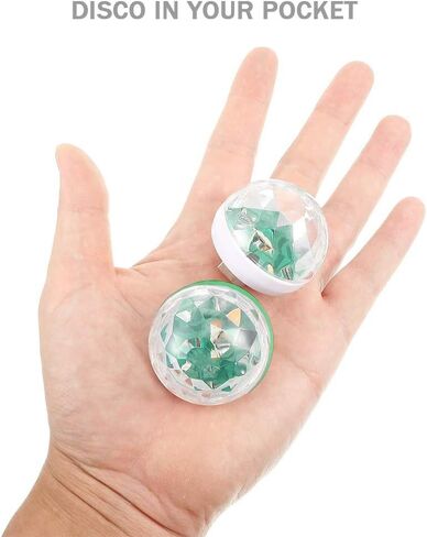 Mini Disco Lights, Sound Activated Disco Ball Party Lights, Applicable to USB Interface and Phones - RGB Light Effect Units for Home Disco, Kids Birthday, Christmas Party etc. in Saudi Arabia