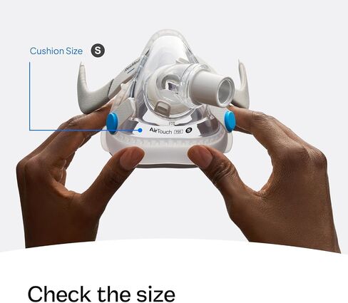 ResMed AirTouch F20 Frame System - Replacement Frame System with Full-Face Mask & Elbow - Premium CPAP Gear - Headgear Not Included - Medium in Saudi Arabia