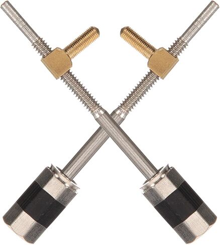 SUPVOX 2pcs Screw for 4/4 and 3/4 Violin Bows, Metal Violin Bow Frog Screw, Easy to Install Repair Accessory for Diy and Maintenance (Silver) in Saudi Arabia