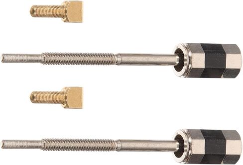 SUPVOX 2pcs Screw for 4/4 and 3/4 Violin Bows, Metal Violin Bow Frog Screw, Easy to Install Repair Accessory for Diy and Maintenance (Silver) in Saudi Arabia