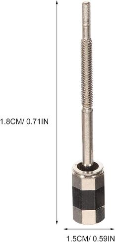 SUPVOX 2pcs Screw for 4/4 and 3/4 Violin Bows, Metal Violin Bow Frog Screw, Easy to Install Repair Accessory for Diy and Maintenance (Silver) in Saudi Arabia