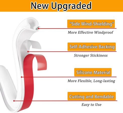 【New Upgrade】 Weather Stripping Door Seal, Silicone Door Weather Stripping for Door Frame & Window, Self Adhesive Weatherstripping Insulation Soundproof Strip, Suit for 4-7mm Gap (16.5FT White) in Saudi Arabia