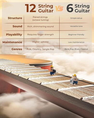 12 سلسلة من الغيتار الكهربائي الصوتي: Guitarra Acústica تم بناؤه في 4 فرقة EQ ، Spruce Top Mahogany Back and Sives ، Complete Beginner Electric Guitar Kit للبالغين ، Guitarra de 12 Cuerdas ، Matte Black in Kuwait