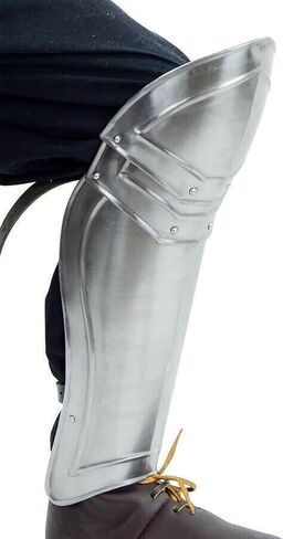 Medieval Knights Armor Greaves Leg Guard Armor Leg Plates 15th Century Armor Reenactment LARP Wearable Greaves Battle Warrior Cosplay Costume Halloween in Saudi Arabia