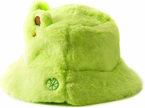 قبعة دلو elallin لطيف ضفدع حيوان رقيق مطرز الصياد الدافئ in Kuwait