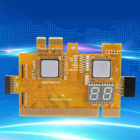 Desktop 4-in-1 Diagnostic Card for Motherboard Detection & Computer Accessories - LPC Interface Debugging Tool in Saudi Arabia