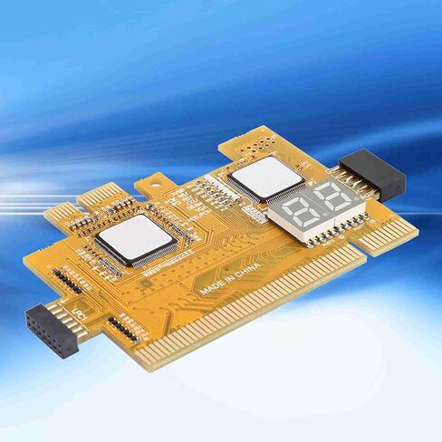 Desktop 4-in-1 Diagnostic Card for Motherboard Detection & Computer Accessories - LPC Interface Debugging Tool in Saudi Arabia
