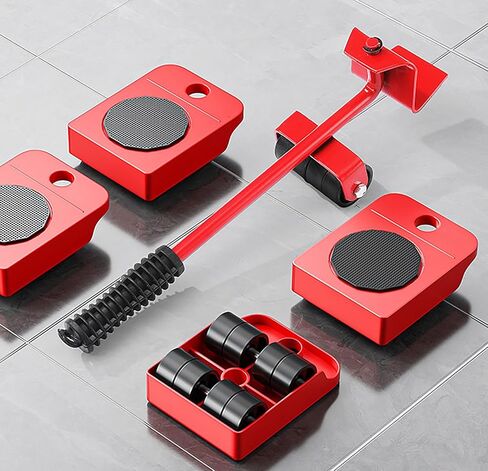 Large Furniture Mover Tool Set, 5 Pcs Appliance Lifter and Mover for Lifting or Moving Heavy Objects (M) in Saudi Arabia