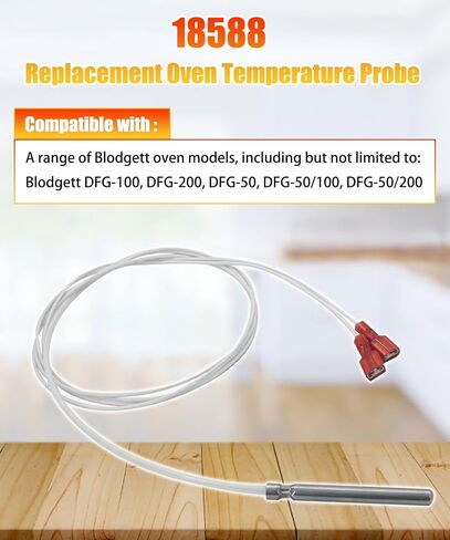 18588 Oven Range Temperature Sensor Probe Replacement Kit Fits for Blodgett Oven,Replace DFG-100 DFG-200 DFG-50 DFG-50/100 DFG-50/200 etc. in Saudi Arabia