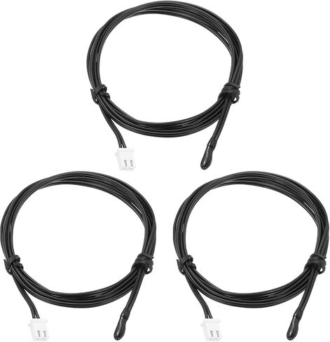 uxcell 3 Pcs 10K NTC Thermal Sensor Probe,Epoxy Sensitive Temperature Sensor Probe 15.7 Inch Digital Thermometer Extension Cable Temp Sensor for Electrical Appliances in Saudi Arabia