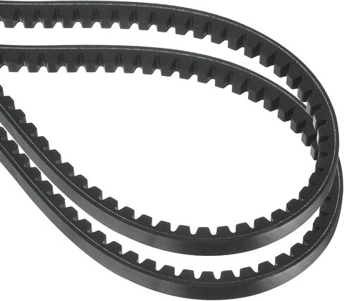 uxcell 2 Pcs BX116 EPDM V-Belt, Raw Edge Cogged Industrial Rubber V Belt 0.67" Width x 116" Inside Circumference in Saudi Arabia