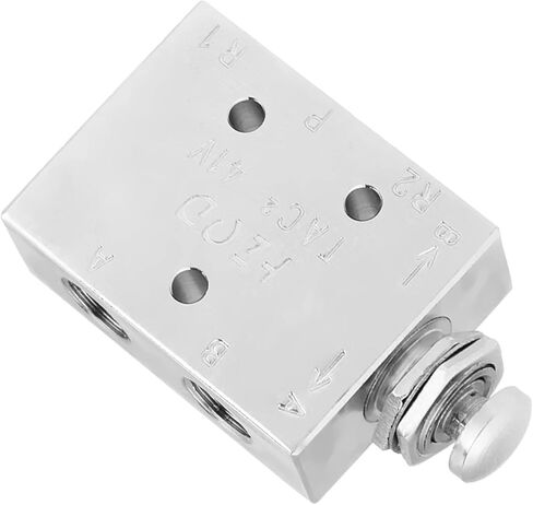 TAC2-41P 2 Position 3 Way Air Pneumatic Knob Control ON OFF Toggle Valve in Saudi Arabia