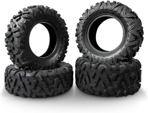 All-Terrain ATV UTV Tires 22x11-10 22x11x10 for Trail, Mud, and Sand, 6-Ply, Set of 2, Tubeless in Kuwait