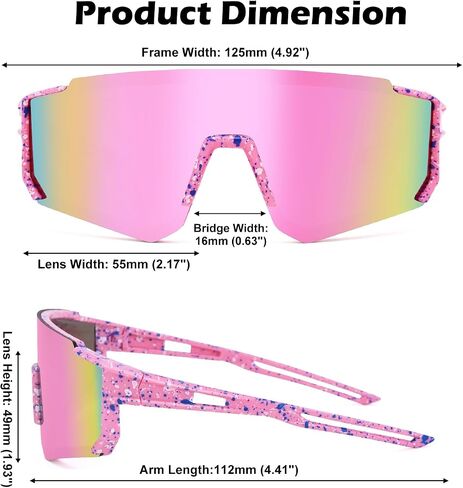 Kids Baseball Sunglasses - Youth Baseball Sunglasses for Boys Girls - Sports Softball Shades Age 4-10 in Kuwait