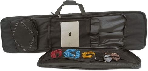 Rockville BEST BAG 76 Slim Padded Keyboard Gig Bag Case, Durable Foam Insert, Adjustable Straps, Multiple Pockets, for Musicians and 76-Key Keyboards in Kuwait