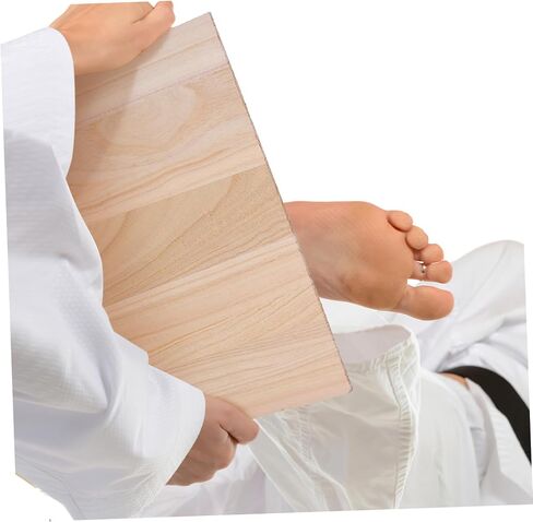 Totority 10pcs Wooden Taekwondo Breaking Boards Versatile Taekwondo Planks for Martial Arts Training Suitable for Performances and Practice in Saudi Arabia