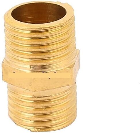 5pcs 1/4BSP to 1/4BSP Male Thread Brass Pipe Hex Nipple Fitting Quick Adapter in Saudi Arabia