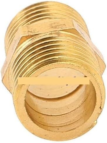 5pcs 1/4BSP to 1/4BSP Male Thread Brass Pipe Hex Nipple Fitting Quick Adapter in Saudi Arabia