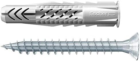 Fischer 542456 Dowel UX, Grey, 8 x 50 mm with Screw, Set of 50) in Saudi Arabia
