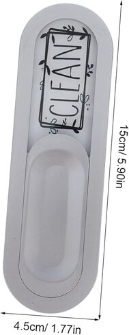 غسالة الصحون NUOBEYSTY تنظيف مؤشر قذر على الوجهين لتنظيم المطبخ شريط لاصق ناعم لغير تذكير لتنبيه النظافة in Kuwait