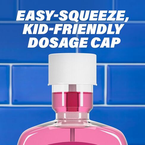 ACT Kids Anticavity Fluoride Mouthwash, Sugar & Alcohol Free Mouth Rinse Strengthens Teeth, Bubble Gum Blowout, 16.9 fl. oz., 2pk in Kuwait