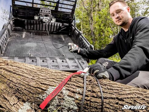 Superatv bed winch for Kawasaki Mule Pro | يتضمن 2 مصباح مكعب in Saudi Arabia