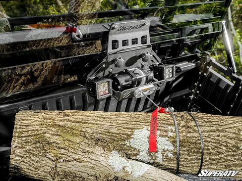 Superatv bed winch for Kawasaki Mule Pro | يتضمن 2 مصباح مكعب in Saudi Arabia