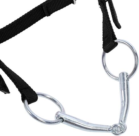 Horse Halter ، Nylon الأنيق الذقن القابل للتعديل الحلق Snap Snap Horse Rope Headstall Trainn in Saudi Arabia