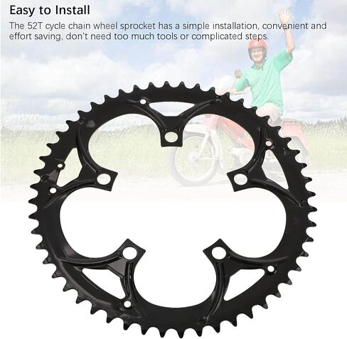 Keenso 170mm 52T Chainring,Chain Wheel Sprocket for TONGSHENG TSDZ-2 TSDZ-2B Mid Drive Motor in Saudi Arabia