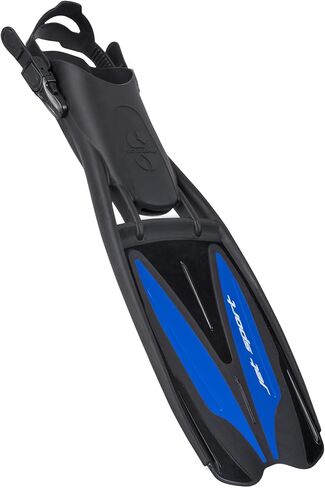 SCUBAPRO Jet Sport Scuba Diving Fin for Snorkeling and Swimming, Adjustable Open Heel, Blue, XL in Saudi Arabia