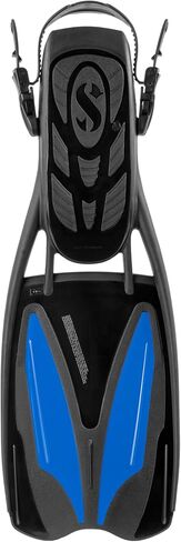 SCUBAPRO Jet Sport Scuba Diving Fin for Snorkeling and Swimming, Adjustable Open Heel, Blue, XL in Saudi Arabia