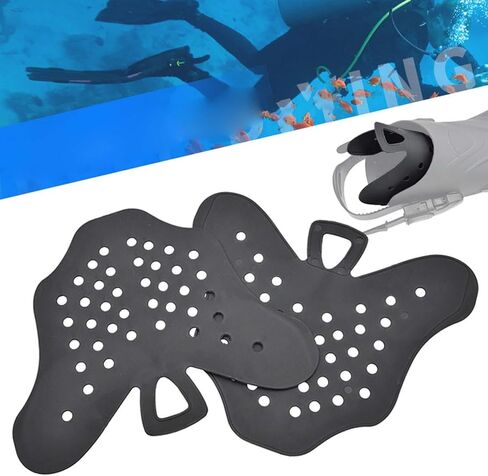 Dynwave Flip Fin Fin ، زعانف الغطس ، حامل زعانف الغطس ، إدراج ، إدراج لدعم أحذية الزعنفة الزعنفة للسباحة الرياضية ، والسيدات السفر in Saudi Arabia