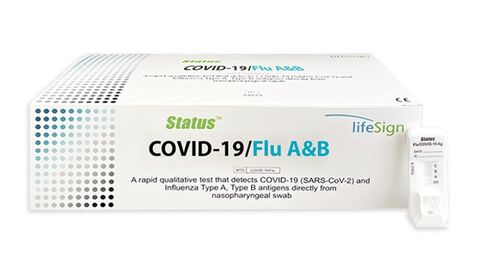 LifeSign 33225 Status COVID-19/Flu A&B Rapid Immunoassay for SARS-CoV-2, Influenza Type A and Type B Antigens (25 Tests per Box) in Saudi Arabia