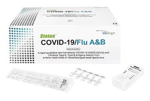 LifeSign 33225 Status COVID-19/Flu A&B Rapid Immunoassay for SARS-CoV-2, Influenza Type A and Type B Antigens (25 Tests per Box) in Saudi Arabia