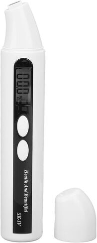 Facial Skin Tester Digital LED Display Skin Analyzer Biosensing Technology Pen Type Design for Home Travel Beauty Salon ABS Material in Saudi Arabia