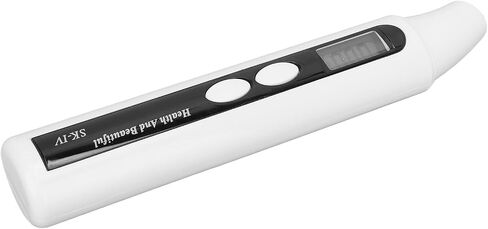 Facial Skin Tester Digital LED Display Skin Analyzer Biosensing Technology Pen Type Design for Home Travel Beauty Salon ABS Material in Saudi Arabia