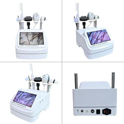 10in Skin Diagnosis Hair Analyzer, Scalp Hair Follicle Detector, with 5 Handles, Hair Analyzer for Home Salon Spa(10in) in Saudi Arabia