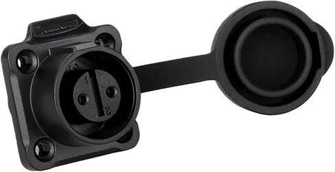 LP12 plastic aviation and socket 2 core 5 holes IP68 industrial connector 5A(Flange female seat) in Saudi Arabia