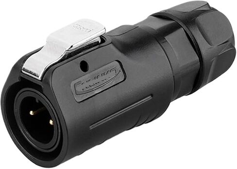 LP12 plastic aviation and socket 2 core 5 holes IP68 industrial connector 5A(Flange female seat) in Saudi Arabia
