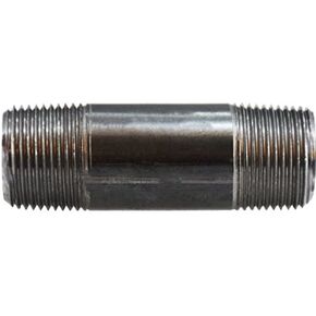 Midland 57-081 Black Steel Nipple, SCH 40 Welded, 3/4" Diameter, 1-1/2" Length, 3/4" OD, Steel in Saudi Arabia