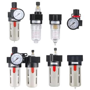 AL/AR/AF/AFC2000 3000 4000 PT1/4" 3/8" 1/2" Air Source Treatment Pneumatic Compressor Filter Oil Separator(BFR2000,with 6mm Fitting) in Saudi Arabia