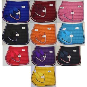 Horse All Purpose English Saddle Pad Set with Matching Ear Bonnet English Full Horse Size in Saudi Arabia