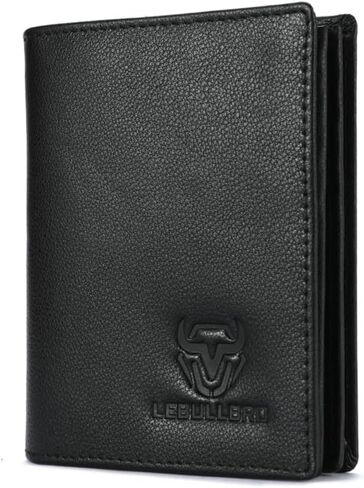 Genuine Leather Bifold Wallet RFID Blocking Wallet Large Capacity Purse Credit Card Holder for Men with 15 Card Slots (Coffee) in Saudi Arabia