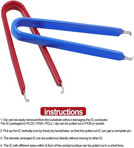 Professional IC Puller IC Extractor IC Removal Tool Stainless Steel Insulated Grip for Safe Chip Removal Repair Tool in Saudi Arabia