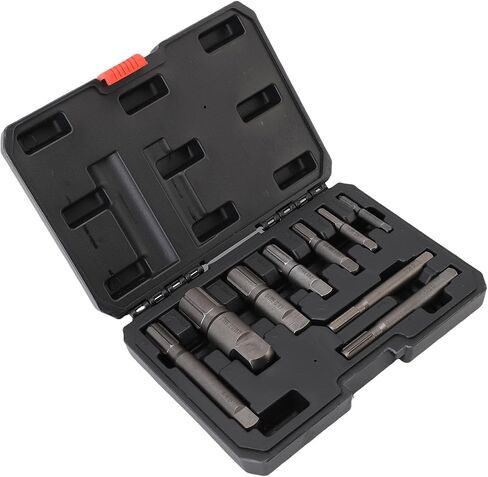 مجموعة مستخرج من أنابيب 8 PCS 3 مجموعات طويلة من أنابيب Crmo Steel Steel Broken Pipe Tool مع مربع تخزين للجدول 40 80 أنابيب in Saudi Arabia