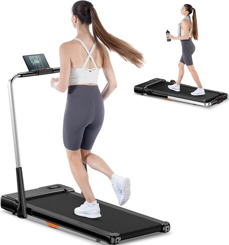 Walking Pad Treadmill, Under Desk Treadmill for Home & Office, Wide Running Belt, Remote Control, Installation Free, Easy to Move, 300 LB Capacity in Saudi Arabia