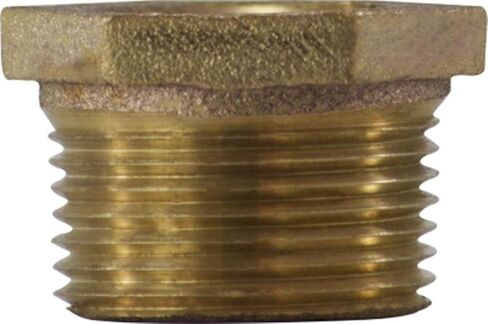 Midland 44-507 Bronze Fitting Hex Hex Gothing ، 1.14 "Hex ، Size ، 0.85" الطول ، البرونز ، 3/4 "× 1/4" in Saudi Arabia