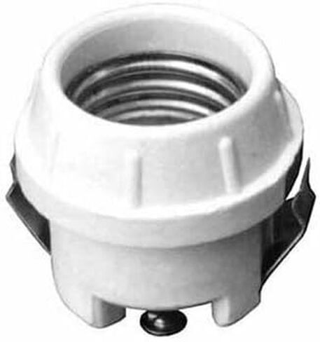 Porcelain Socket Snap-in Mount 125V 50W fits - OHC 500 2E-31602-04 X300 X500 X700 DFG-100 DFG-200 2E-31602-04 17153-1011 417814-1 P1005A 31602-04 000678 022-254-HDWE RM 22-254 21201-20 718190 in Saudi Arabia