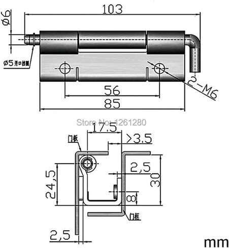 مربع الأدوات الكهربائية مخفي باب التثبيت مفصل الحالات إصلاح الأجهزة (2 أجهزة كمبيوتر) in Kuwait