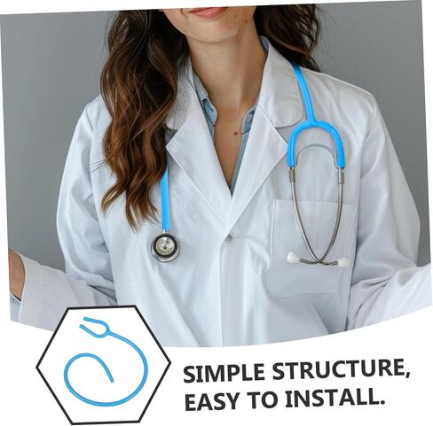 Didiseaon 2pcs Diaphragm Replacement Stethoscope Parts Material Easy Cleaning Y-shaped Design Fit in Saudi Arabia